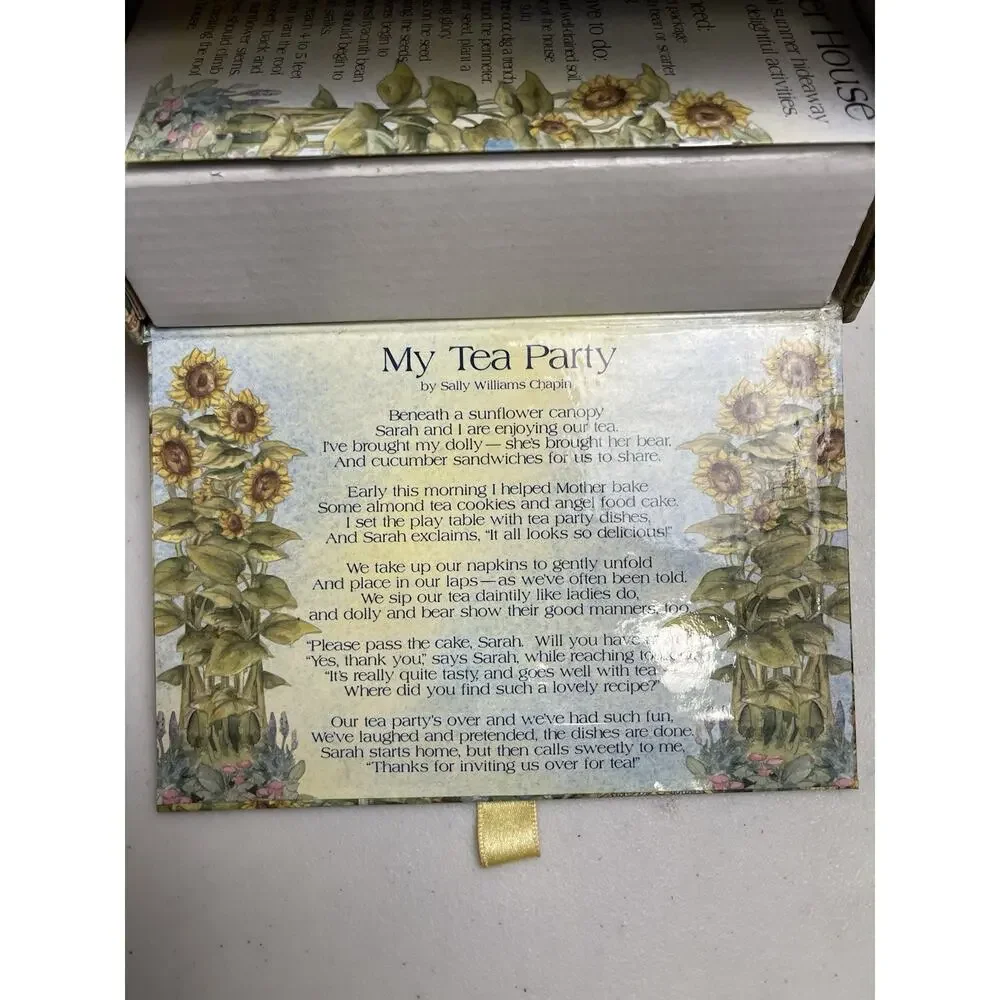 Vintage Kim Jacobs My Tea Party Ceramic Set Morning Glory House Miniature New